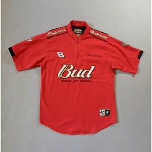 Chase Authentics Dale Earnhardt‎ Jr Shirt Mens Medium NASCAR Bud Drivers Line